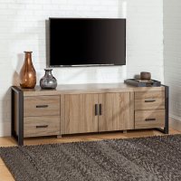 Urban Blend 70" Industrial TV Stand, Assorted Colors