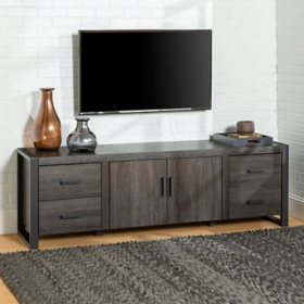 Urban Blend 70" Industrial TV Stand, Assorted Colors