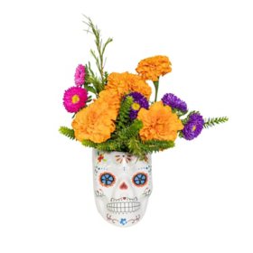 Member's Mark Day of the Dead Vase Arrangement, Choose Quantity