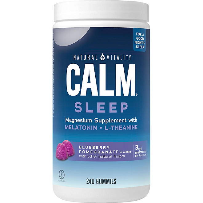 Natural Vitality CALM Sleep Gummies w/ Magnesium 240 ct.