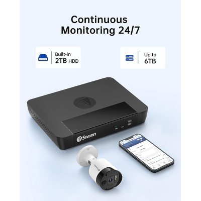 Swann Pro Series 4K Cameras with 1TB NVR Security System