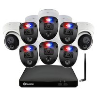 Swann  Enforcer™ 8 Channel 1080p DVR CCTV, 8-Camera Wired Smart Security Surveillance System, Full Color Night Vision