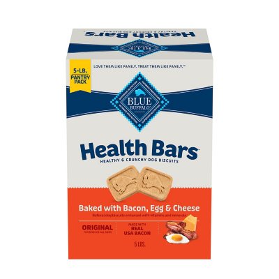 Blue Buffalo Health Bars Bacon Egg Cheese Crunchy Dog Treats 5 lbs. Sam s Club