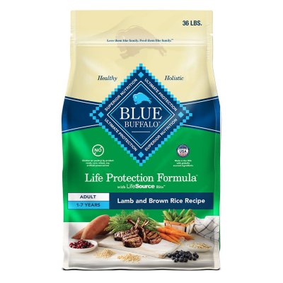 Blue Life Protection Formula Dry Dog Food Lamb Brown Rice 36