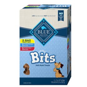 Blue Buffalo Blue Bits Soft-Moist Training Treats, Chicken & Beef Recipe 11 oz., 2 ct.