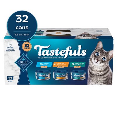 Wet canned shop cat food