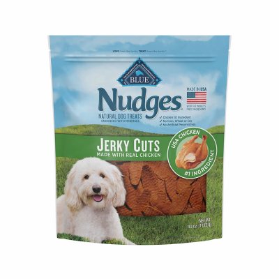 Blue Buffalo Nudges Natural Jerky Cut Dog Treats, Chicken Flavored (40 oz.)  - Sam's Club