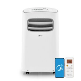 Midea Smart Cool 8,200 DOE (10,000 BTU ASHRAE) Portable Air Conditioner, For Spaces up to 350 Sq. Ft.