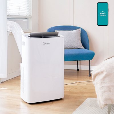 Midea 8,000 DOE (12,000 BTU ASHRAE) SmartCool Portable Air Conditioner, For spaces up to 350 Sq. Ft - Sam's Club