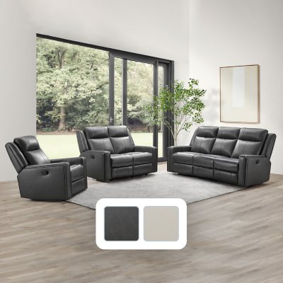 Abbyson power deals reclining sofa