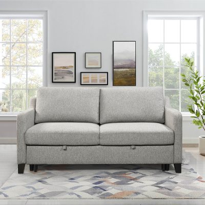 Grey convertible outlet sofa