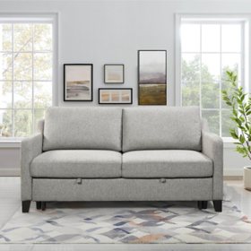 Marley Stain-Resistant Fabric Sleeper Sofa With Pullout Bed