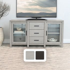 Claire Multi-Use Media TV Console, Assorted Colors