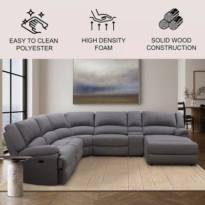 Reclining sectional on sale