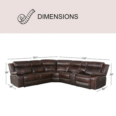 Sam's club sectional recliner discount