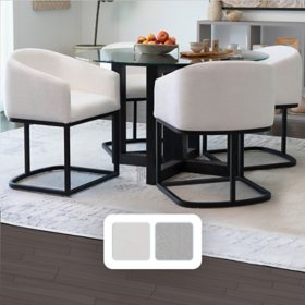 The Sylvie 5-Piece Contemporary Dining Collection, Assorted Colors