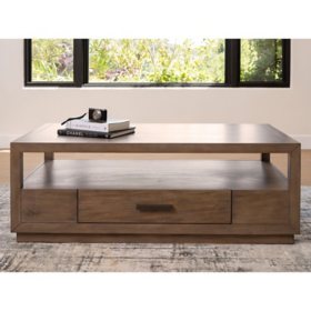 Marlow Solid Wood Coffee Table, Natural