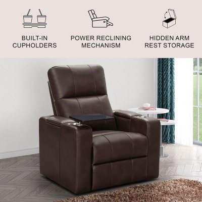 Travis Power Theater Recliner with Table Sam's Club