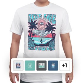 Reel Life Men's Short Sleeve Graphic Tee