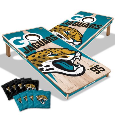 YouTheFan NFL 2' x 4' Cornhole Game - Jacksonville Jaguars:- Jacksonville Jaguars