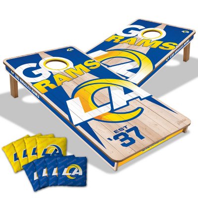 YouTheFan NFL 2' x 4' Cornhole Game - Los Angeles Rams:- Los Angeles Rams