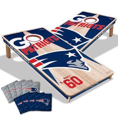 YouTheFan NFL 2' x 4' Cornhole Game - New England Patriots:- New England Patriots
