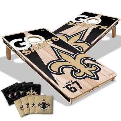 YouTheFan NFL 2' x 4' Cornhole Game - New Orleans Saints:- New Orleans Saints