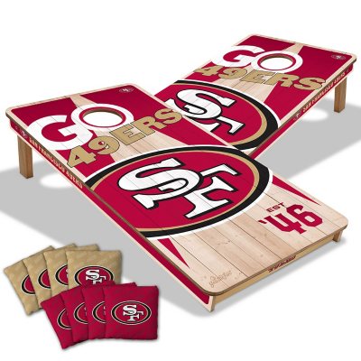 YouTheFan NFL 2' x 4' Cornhole Game - San Francisco 49ers:- San Francisco 49ers