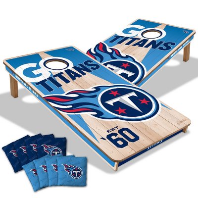YouTheFan NFL 2' x 4' Cornhole Game - Tennessee Titans:- Tennessee Titans