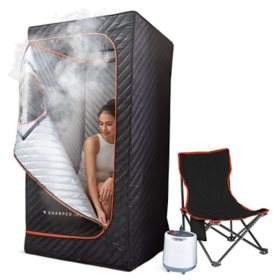 Sharper Image Portable Steamer Sauna Spa with Steam Generator