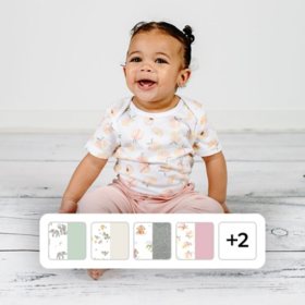 Burt's Bees Baby Girl 4-Piece Playwear Set