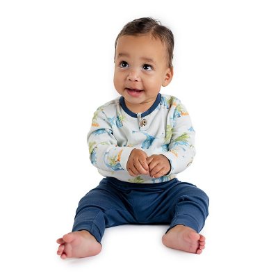 Burt'S Bees Baby 4Pc Outfit Set Navy 3M:- Navy, 3M