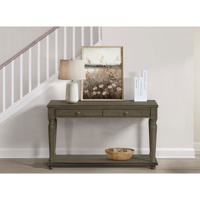 Society Den Royale Sofa Table in Grey
