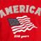 Red, variant on Adult America 250 Cowboy Graphic Short Sleeve T-Shirt
