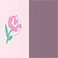 Primrose Blooms/Mauve, variant on Ello Port 40-oz. Stainless Steel Tumbler with Handle, 2-Pack, Assorted Colors