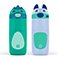 Dino Dog, variant on Ello Ellies 2-Pack 12oz Kids Stainless Steel Vacuum Insulated Water Bottle with Straw & Leak-Proof Lid