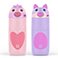 Unicorn Cat, variant on Ello Ellies 2-Pack 12oz Kids Stainless Steel Vacuum Insulated Water Bottle with Straw & Leak-Proof Lid