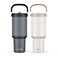 Charcoal / Cream, variant on Ello Oasis Go 30oz Leak-Proof Stainless Steel Tumbler, 2 Pack