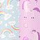 Rainbow / Unicorn, variant on Ello Oasis 14oz Stainless Steel Kids Tumbler with Handle, 100% Leakproof, 2-Pack
