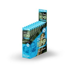 Zig Zag Blue Dream Hemp Wraps 2 ct., 25 pk.