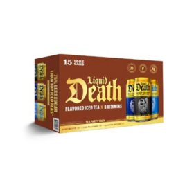 Liquid Death Flavored Iced Tea Variety Pack, 12 fl. oz., 15 pk.