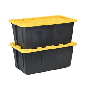 Member's Mark 40 Gallon Heavy Duty Storage Tote with Snap Fit Lid, 1 Pack or 2 Pack