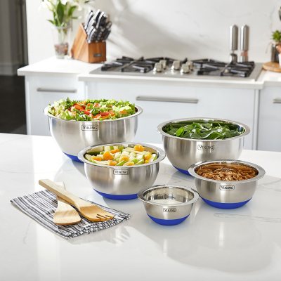 Viking 10-Piece Stainless Steel Mixing, Prep and Serving Bowl Set - Sam's Club