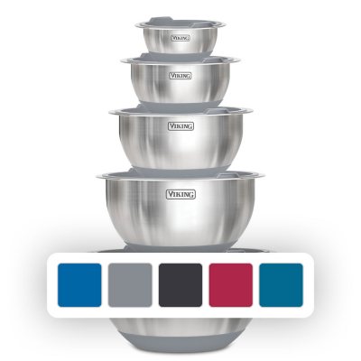 Viking 10-Piece Stainless Steel Mixing, Prep and Serving Bowl Set