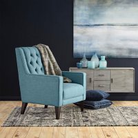 Cole & Rye Button-Tufted Accent Chair, Assorted Colors