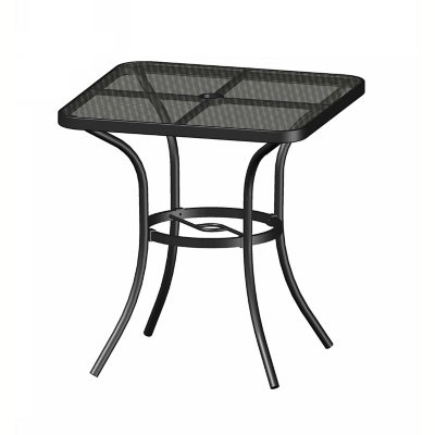 Steel on sale bistro table