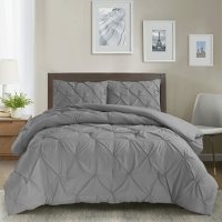 Swift Home Pintuck Comforter and Sham Set (Assorted Sizes and Colors)