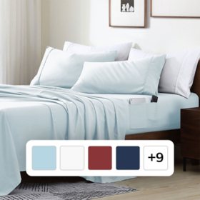 Ultimate Percale Cool and Breathable 100% Cotton Sheet Set & Pillowcases  (Assorted Colors and Sizes) - Sam's Club