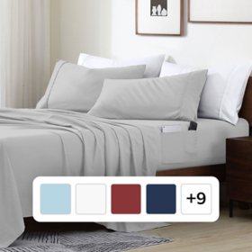 Swift Home Smart Sheet Set With 8" Side Storage Pockets, Choose Size and Color