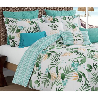 Caribbean Joe Tropical Nassau 4 Piece Reversible Comforter Set Assorted Sizes Sam S Club